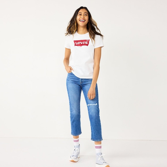 Levi’s Women’s High Rise Wedgie Straight Button Fly Jeans Size 28/26 - Picture 1 of 11